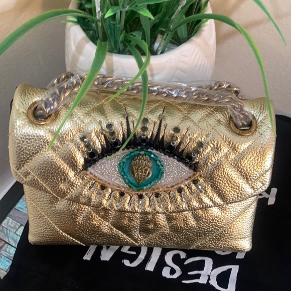 Kurt Geiger London Kensington Eye Quilted Leather Crossbody Bag - Picture 11 of 16